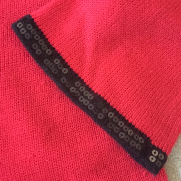 Style & Co. Sequined Red Sweater Tunic & Scarf set Petite Medium - Picture 10 of 13